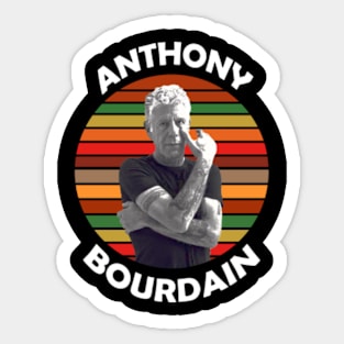 Retro Anthony Bourdain Sticker